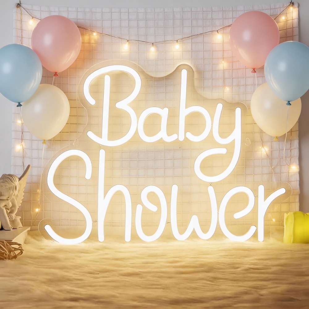 Baby Nursery Wall Lights - Baby Shower LED Neon Signs USB