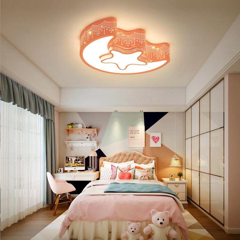 Baby Nursery Light Fixture - Modern Led Ceiling Lights For Children's
