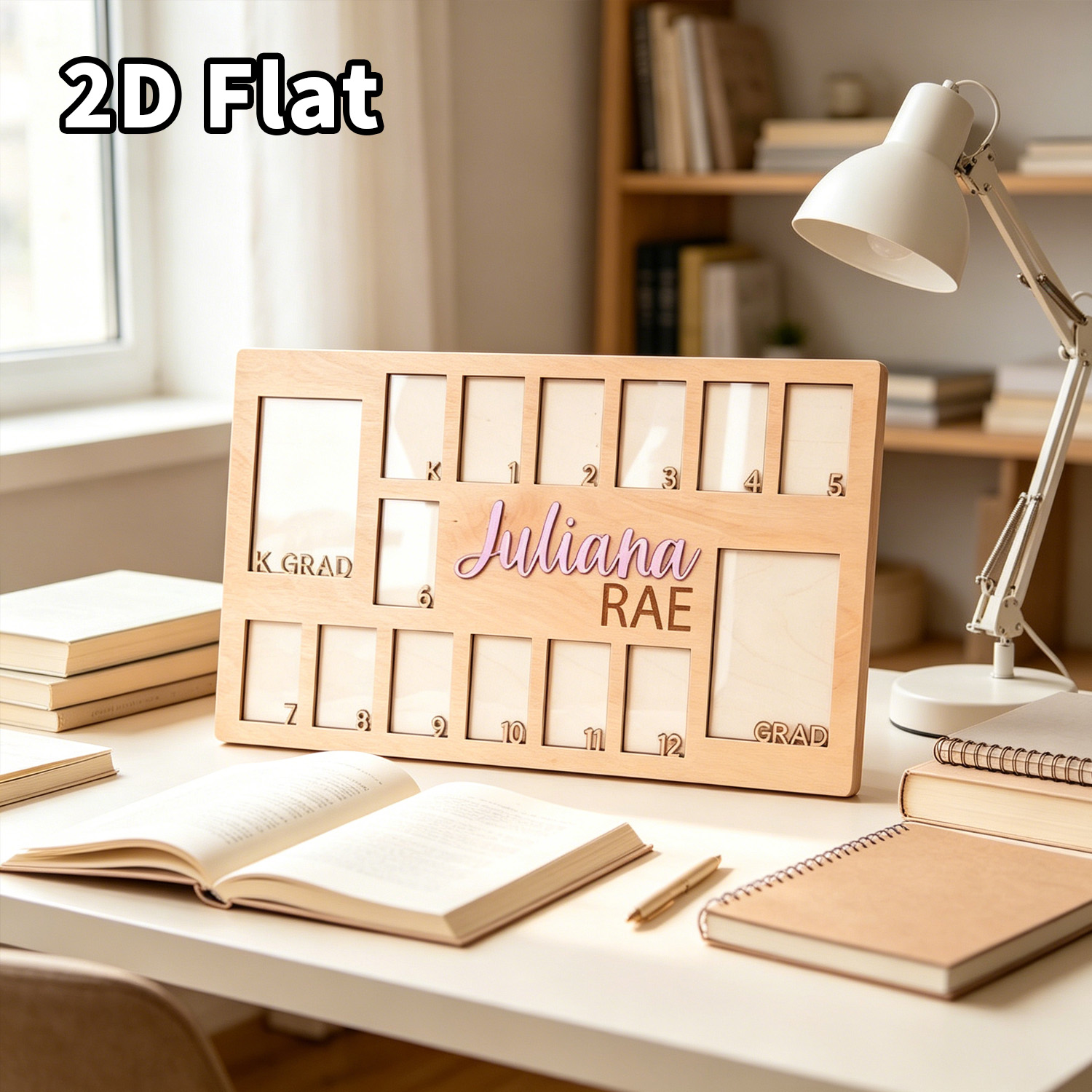 Baby Nursery Office - 1Pc Custom Grade Photo Frame Wooden
