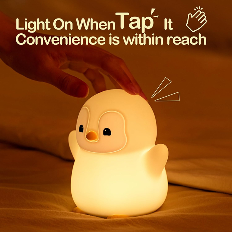 Baby Nursery Table - NEW Penguin Night Light Silicone Nursery