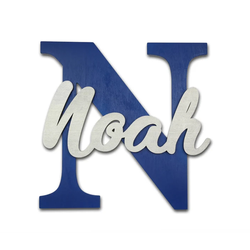 Baby Nursery Name Letters - Wooden Letters, Baby Nursery Wall Hanging
