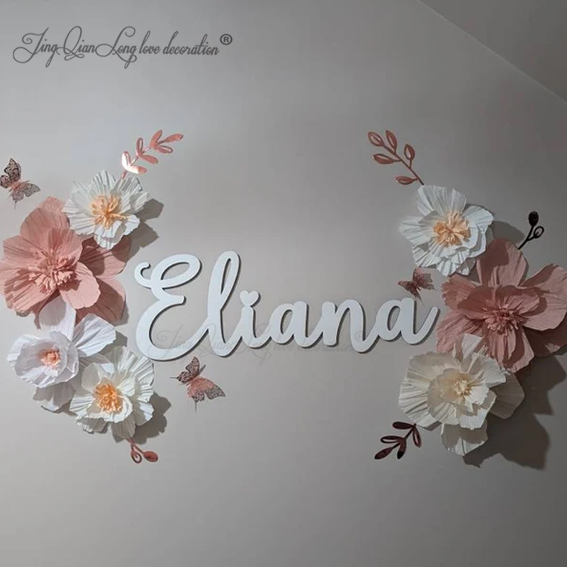 Baby Nursery Name Letters - Name Sign Custom for Nursery Personalized