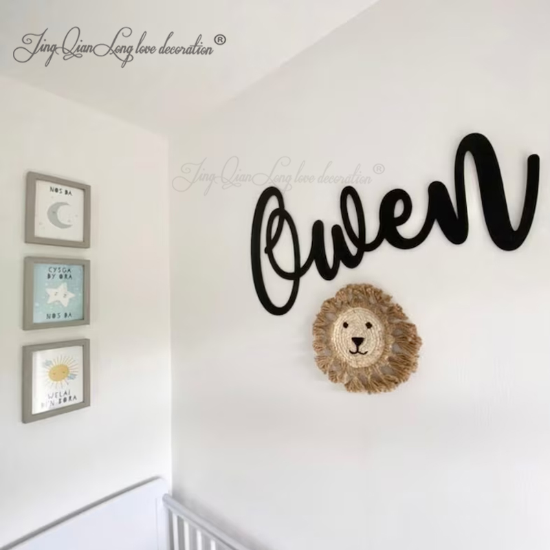 Baby Nursery Name Letters - Custom Decorative Wooden Sign - Nursery