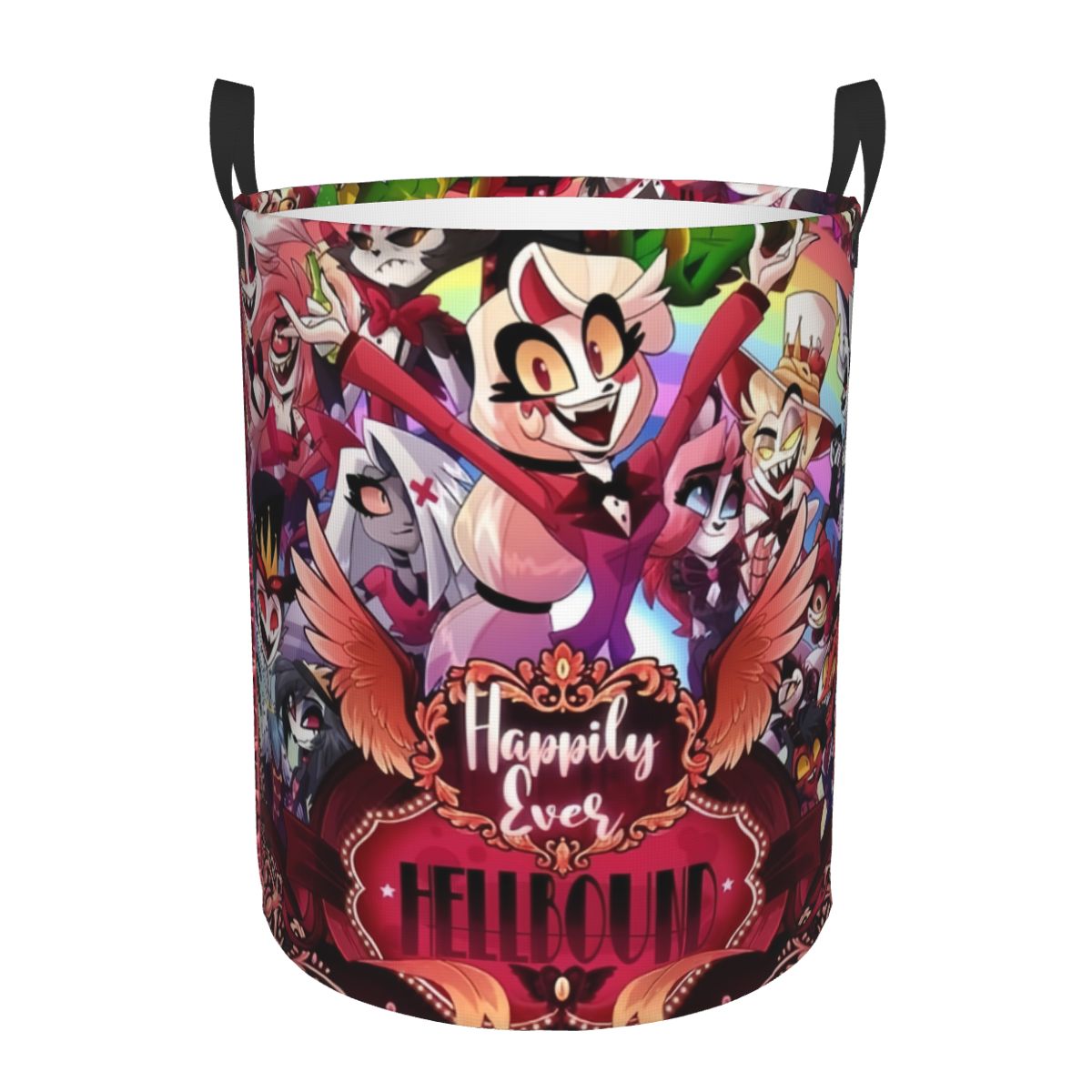 Baby Nursery Songs - Custom America Hazbin Hotels Laundry Basket