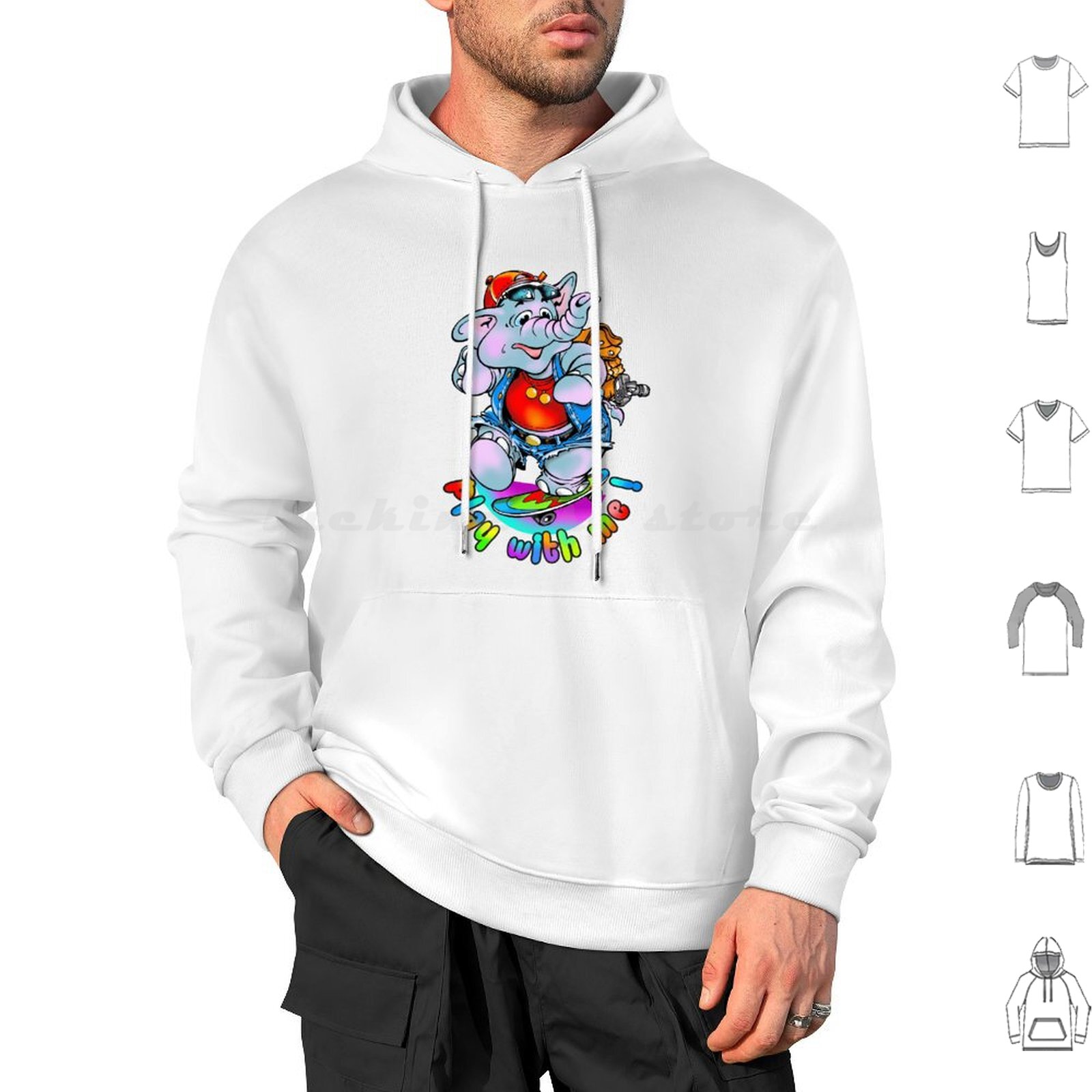 Baby Zoo Nursery - Play With Me ! Hoodies Long