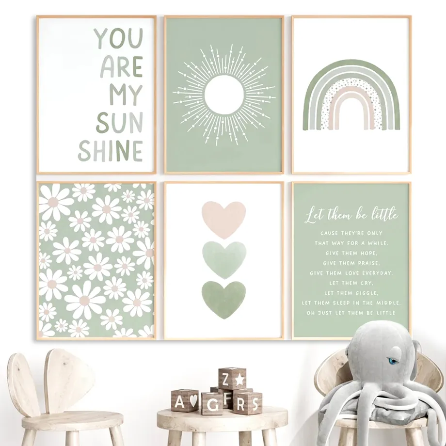 Baby Nursery Wall Lights - Crocodile Smiles at the Sun –