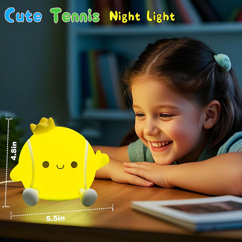 Cute Tennis Night Light Silico - Baby Nursery Table recension och pris