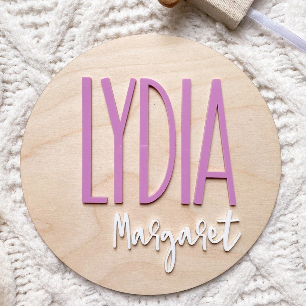 Personalised Birth Announcemen - Baby Nursery Baby recension och pris