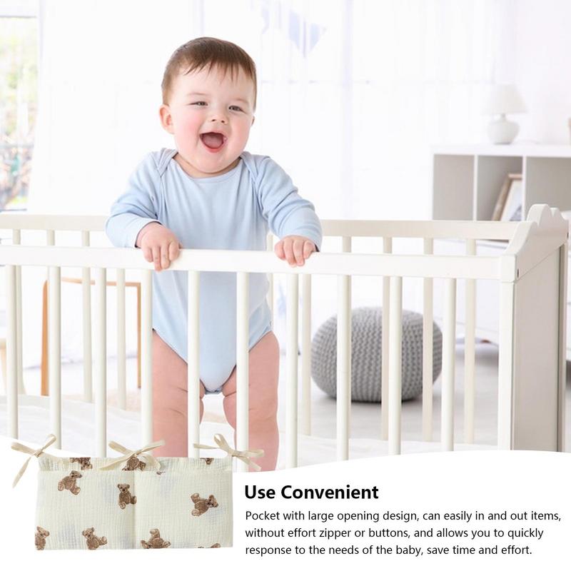 Baby Crib Organizer Cot Caddy  - Baby Nursery Bags recension och pris