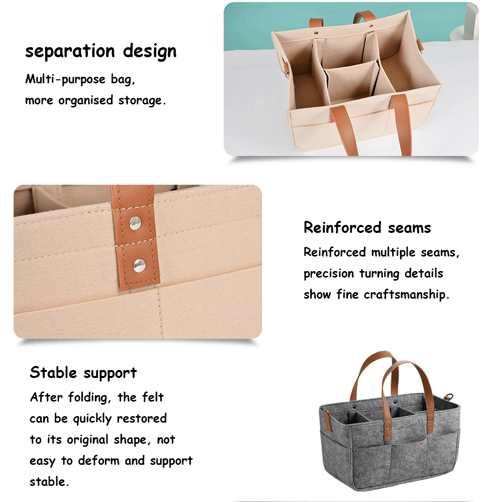 Automobiles Baby Felt Storage  - Baby Nursery Bags recension och pris