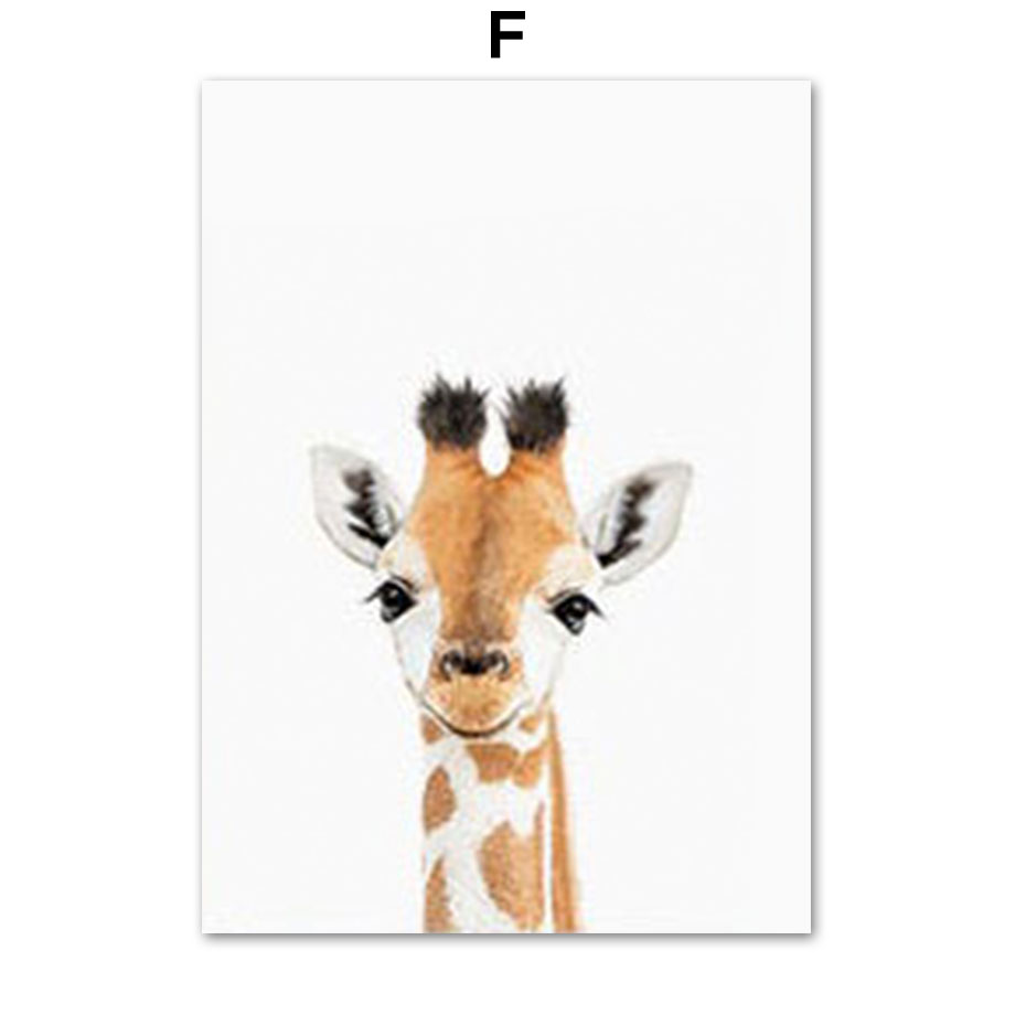Baby Animal Nursery Wall Art P - Baby Zoo Nursery recension och pris