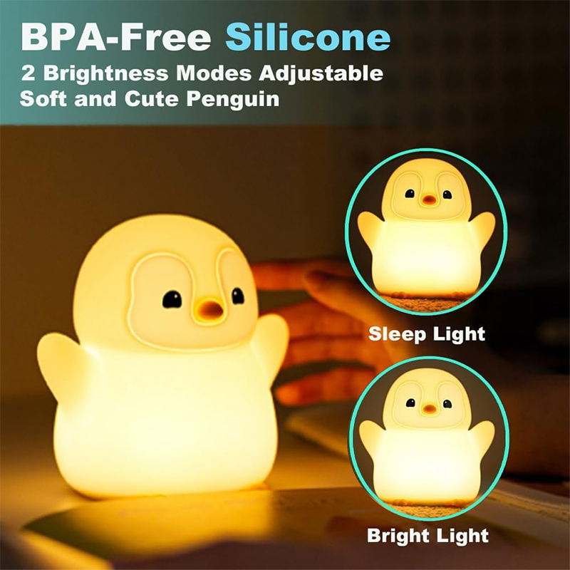 NEW Penguin Night Light Silico - Baby Nursery Table recension och pris