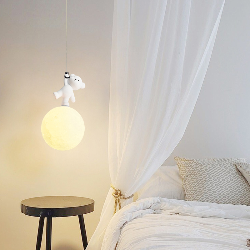 Bear Lamp Cartoon Nursery Room - Baby Nursery Light Fixture recension och pris