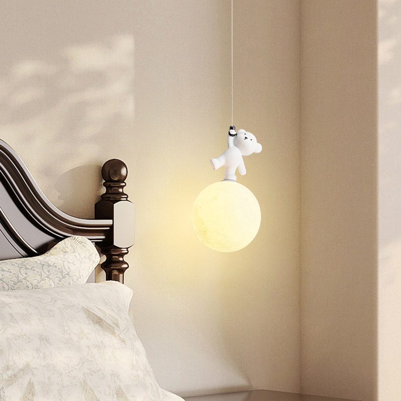 Bear Lamp Cartoon Nursery Room - Baby Nursery Light Fixture recension och pris