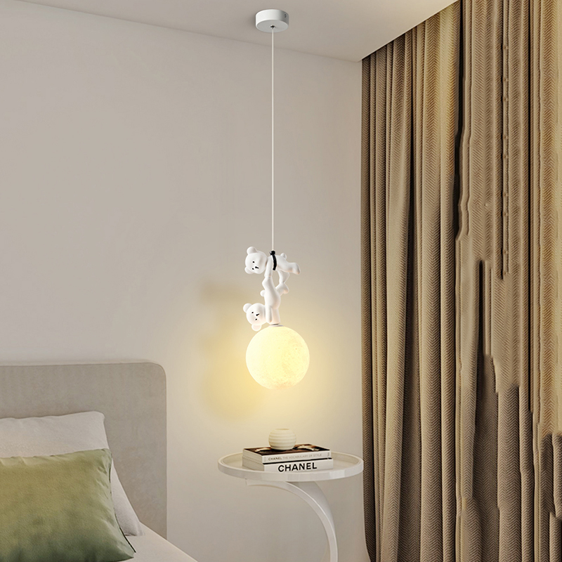 Bear Lamp Cartoon Nursery Room - Baby Nursery Light Fixture recension och pris
