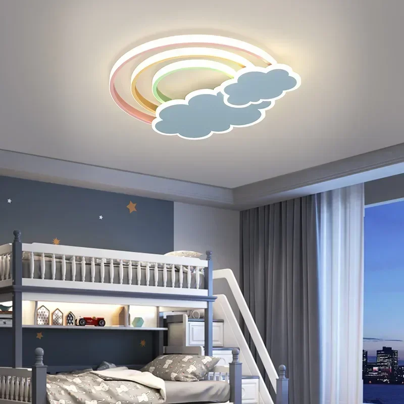 Modern Minimalist Rainbow Clou - Baby Nursery Light Fixture recension och pris