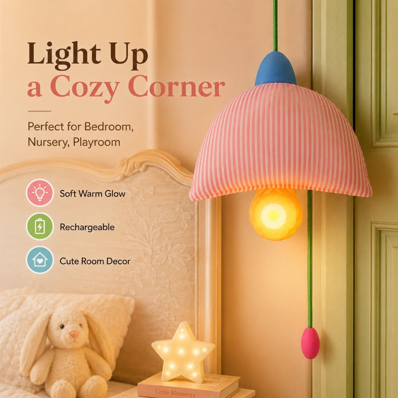 Rechargeable Hanging Night Lig - Baby Nursery Lampshade recension och pris