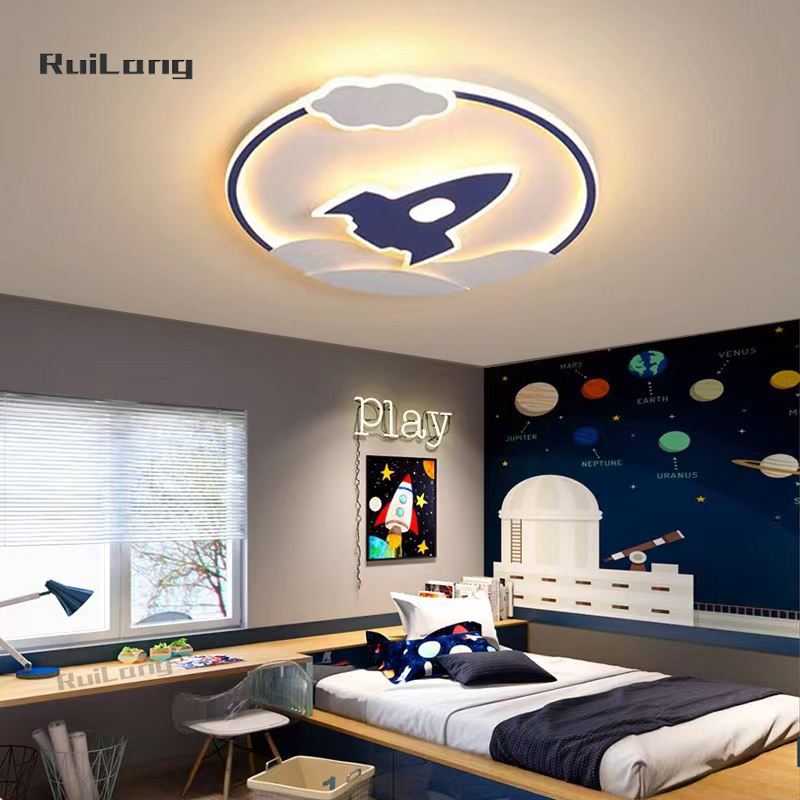 Cartoon Rocket Ceiling Lamp fo - Baby Nursery Light Fixture recension och pris