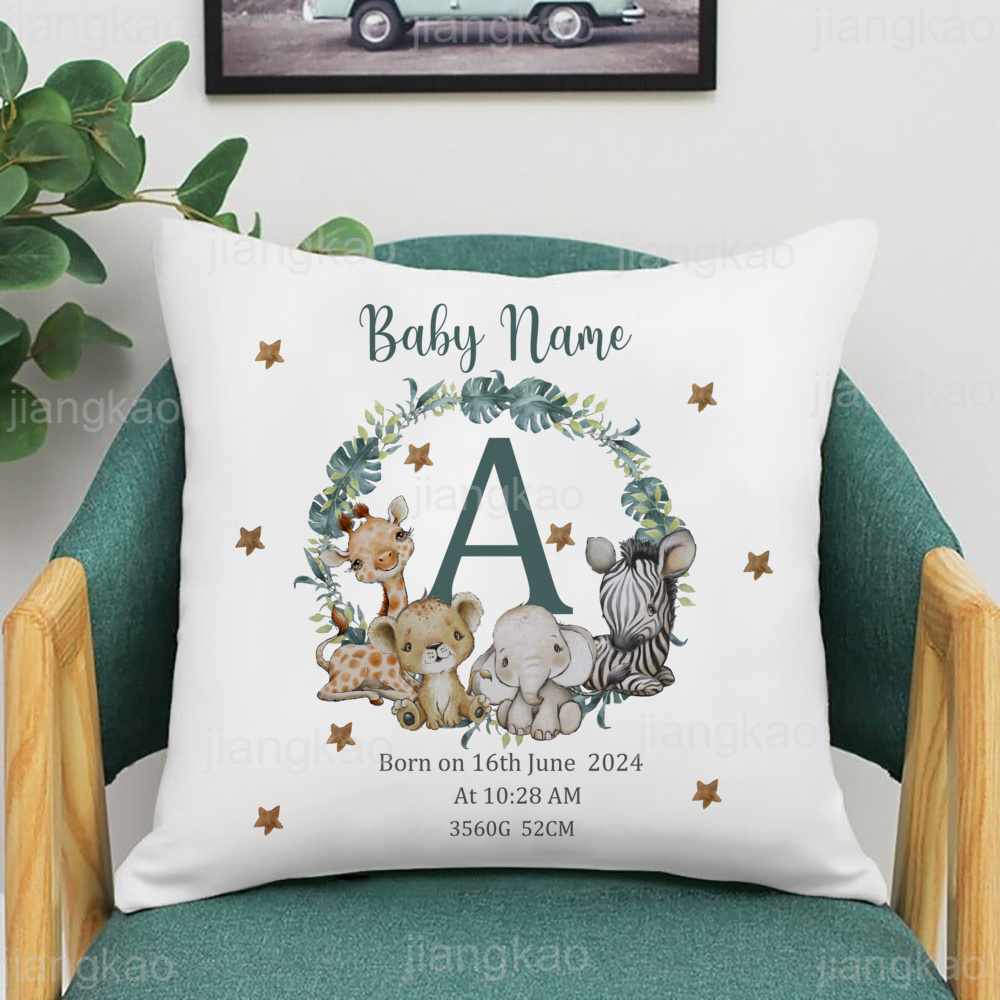 Personalized Safari Animal wit - Baby Nursery Name Letters recension och pris