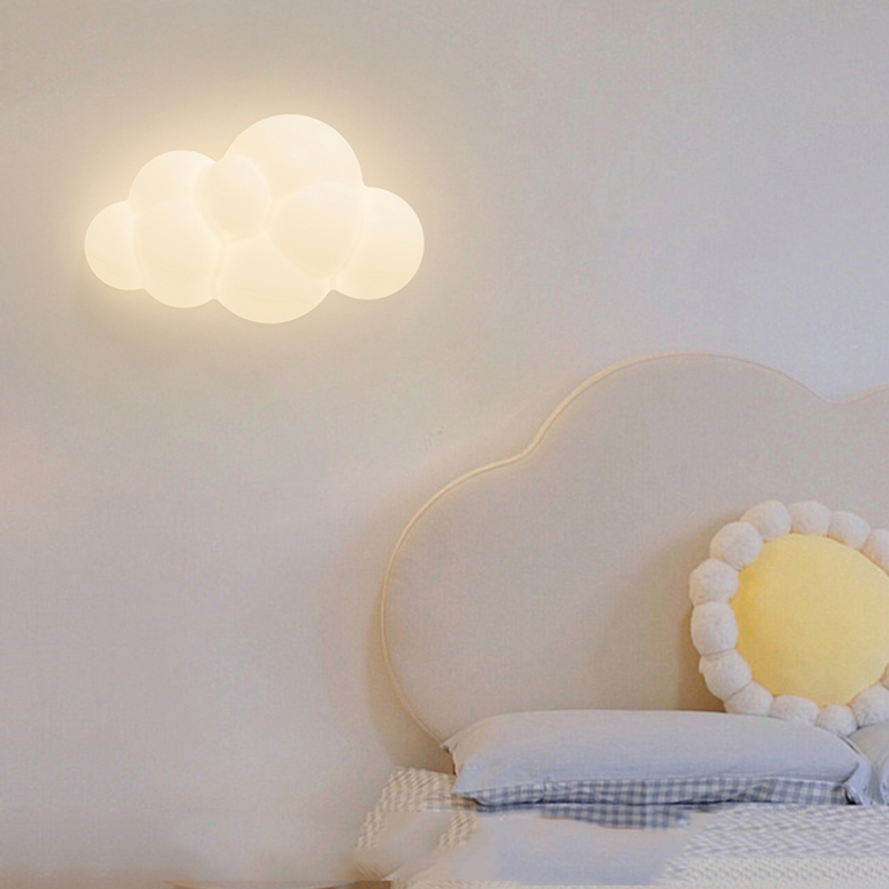White Cloud Wall Lamps for Chi - Baby Nursery Wall Lights recension och pris