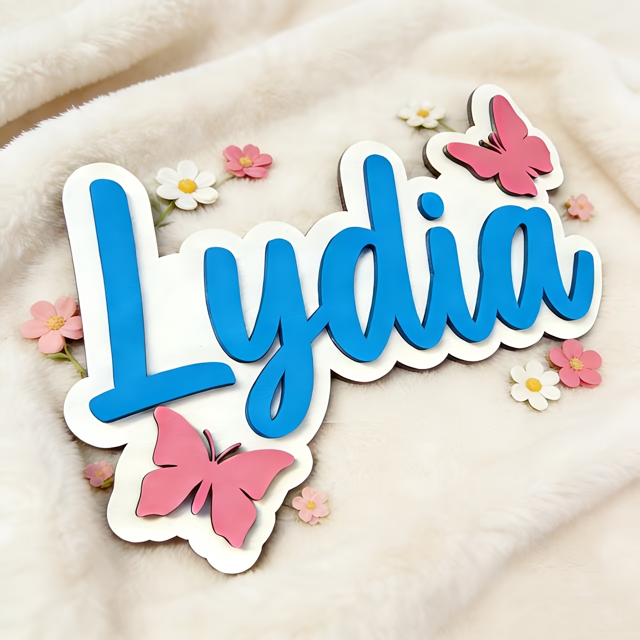 Personalized Blue & Pink Butte - Baby Nursery Baby recension och pris