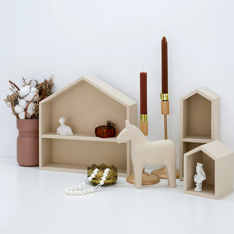 Nordic Wooden Horse Ornaments  - Baby Nursery Table recension och pris