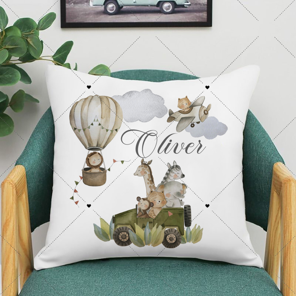 Personalised Woodland Animal P - Baby Nursery Name Letters recension och pris