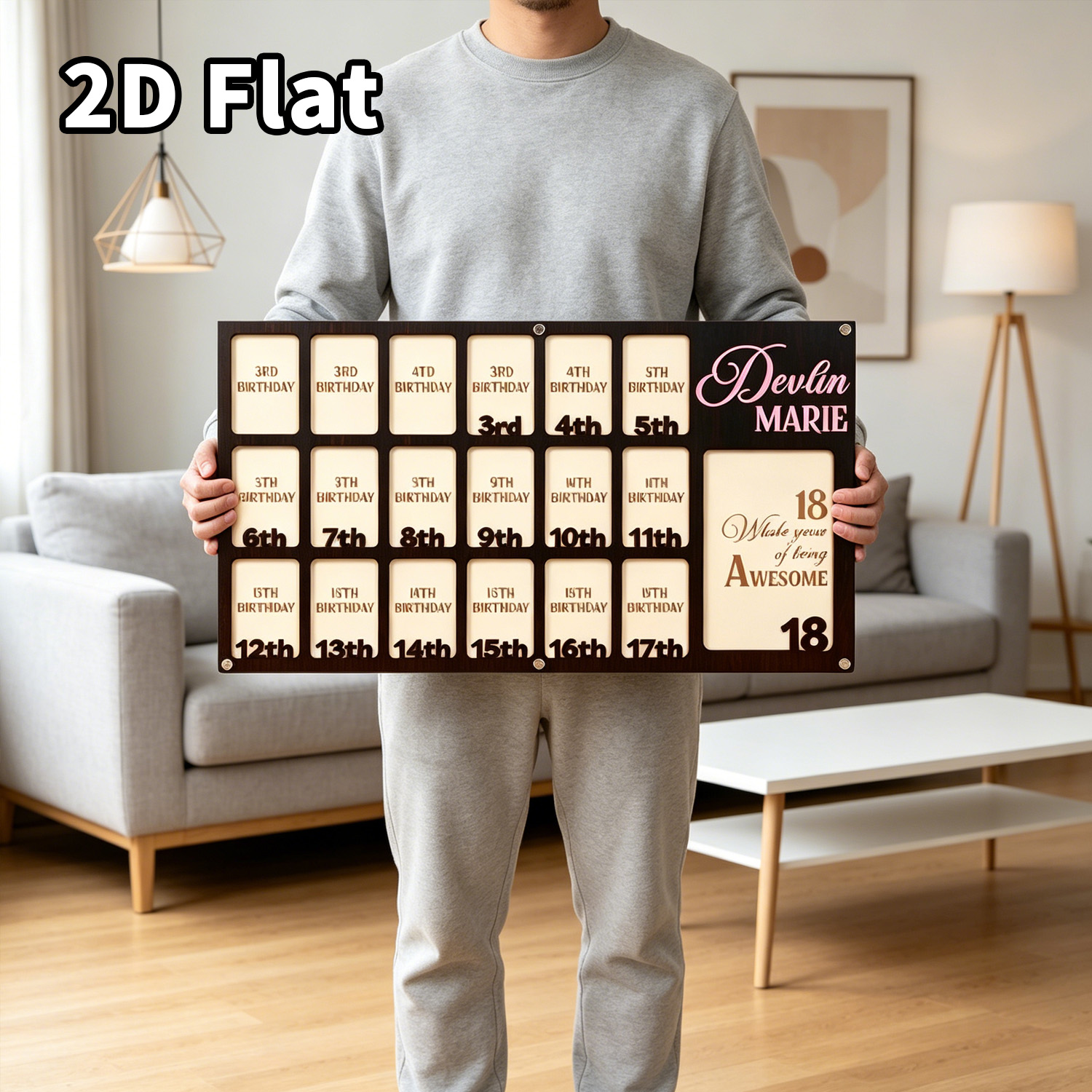 1Pc Custom Grade Photo Frame W - Baby Nursery Office recension och pris