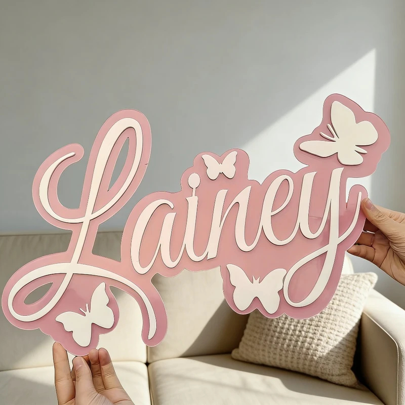 Personalized Baby Name Plaque, - Baby Nursery Baby recension och pris