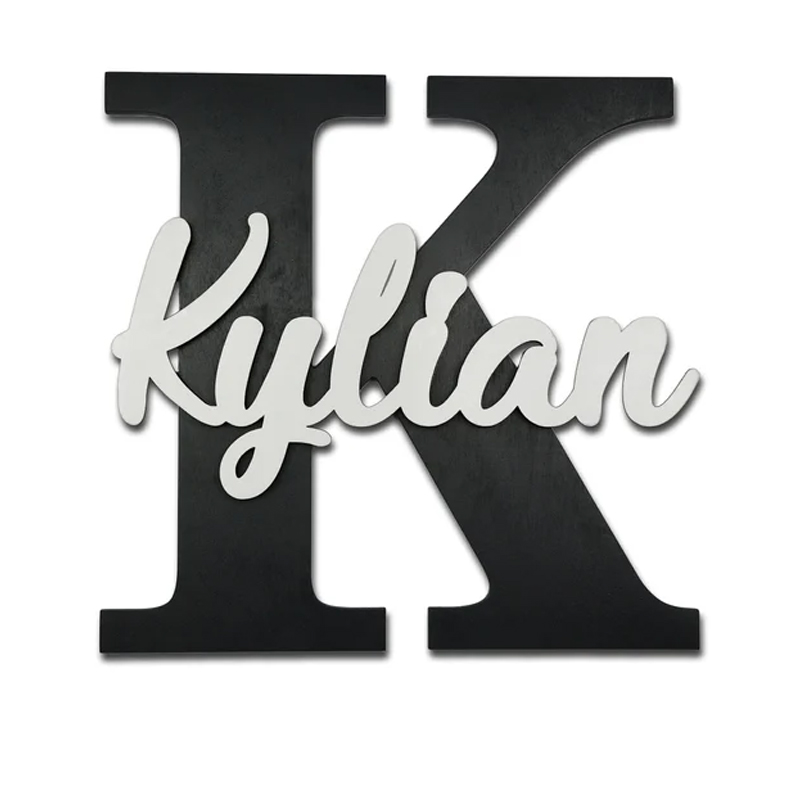 Wooden Letters, Baby Nursery W - Baby Nursery Name Letters recension och pris