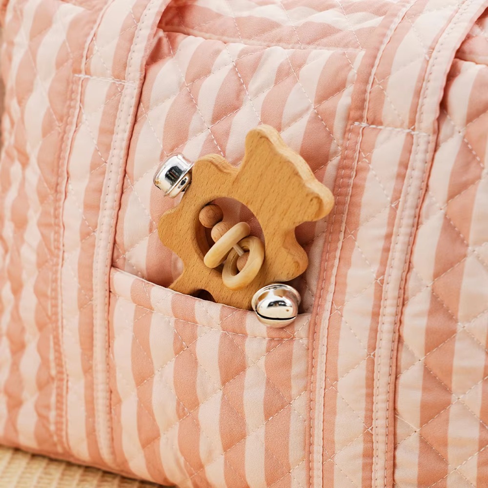 Fashion Quilted Mummy Bag Mult - Baby Nursery Bags recension och pris