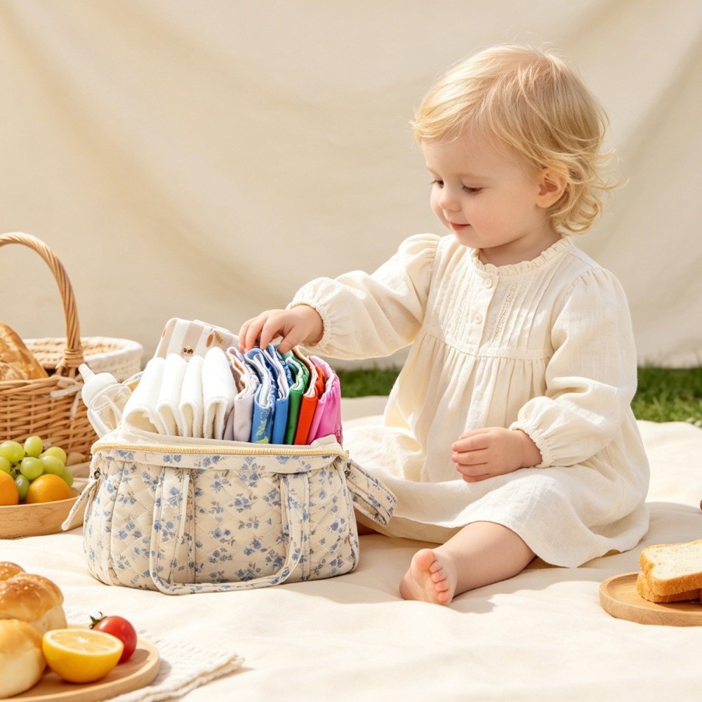 Fashion Quilted Mummy Bag Mult - Baby Nursery Bags recension och pris