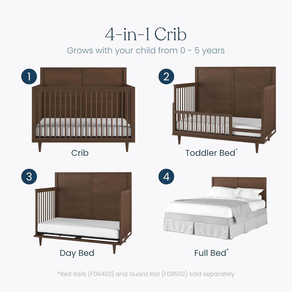 Surrey Hill Design 4-in-1 Conv - Convertible Crib Set recension och pris