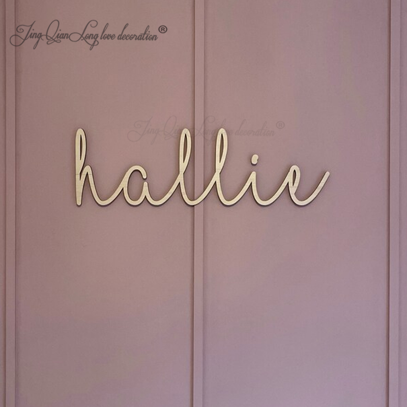 Custom Decorative Wooden Sign  - Baby Nursery Name Letters recension och pris