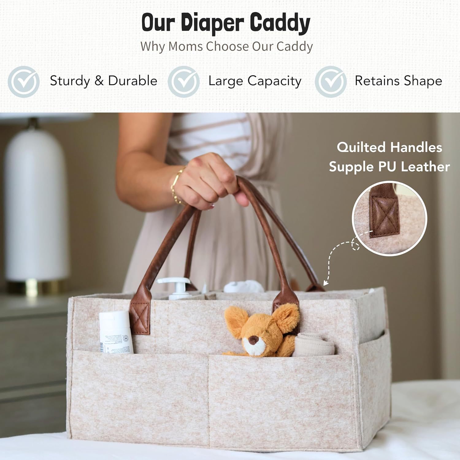 Baby Felt Storage Nursery Orga - Baby Nursery Bags recension och pris
