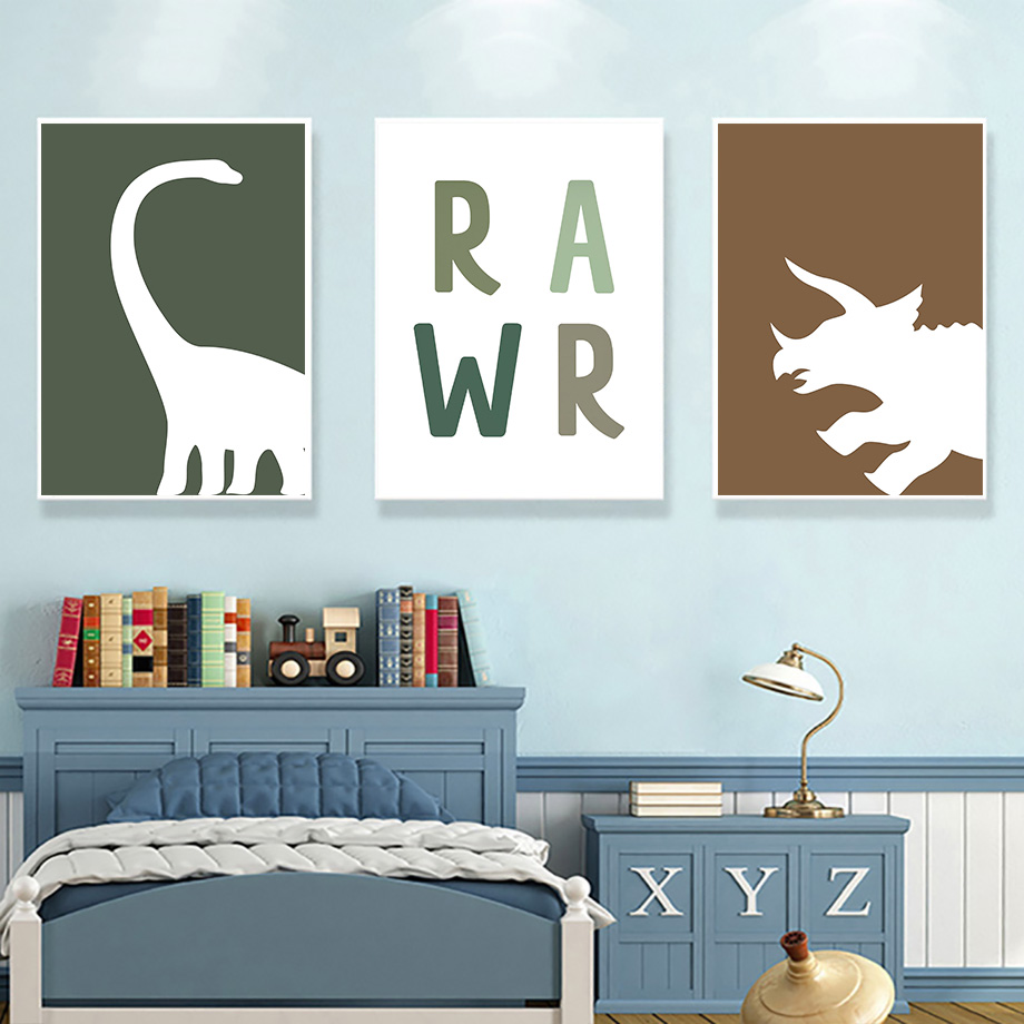 Jurassic Dinosaur Tyrannosauru - Baby Boy Nursery Quotes recension och pris