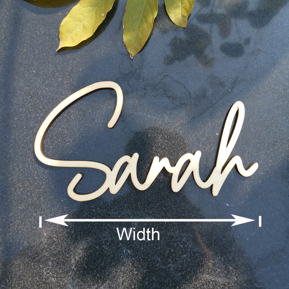 Pesonalized Wood Baby Name Sig - Baby Nursery Name Letters recension och pris