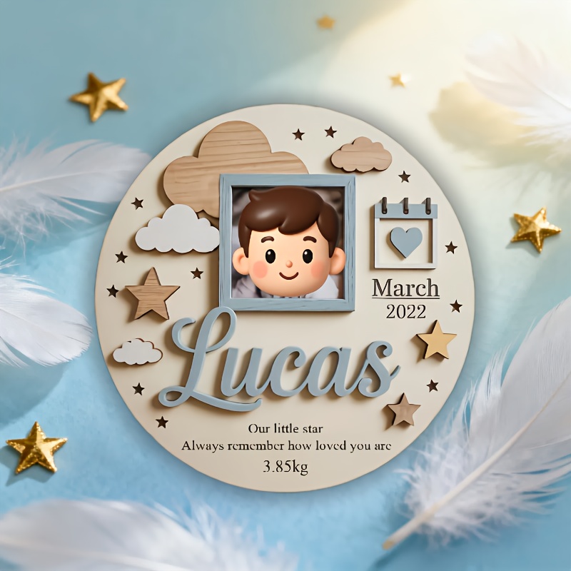 Personalized Baby Photo Frame, - Baby Nursery Baby recension och pris