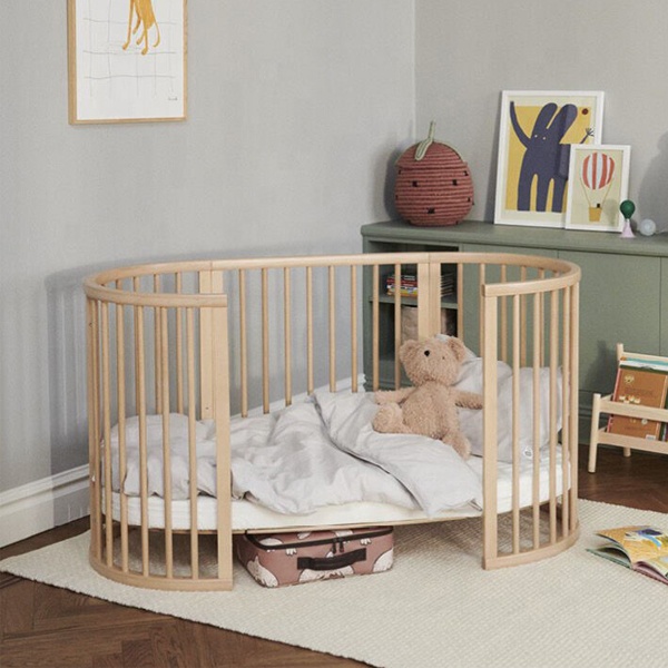 Convertible 3 In 1 Oval Shaped - Convertible Crib Set recension och pris