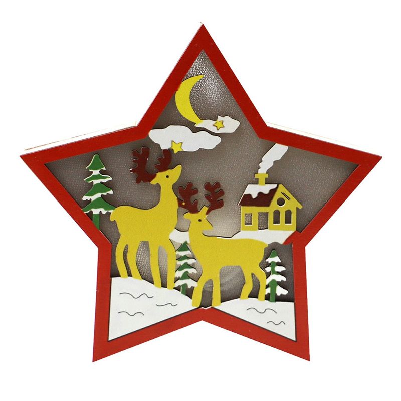 AA05 3 PCS LED Wood Star Night - Baby Nursery Wall Lights recension och pris