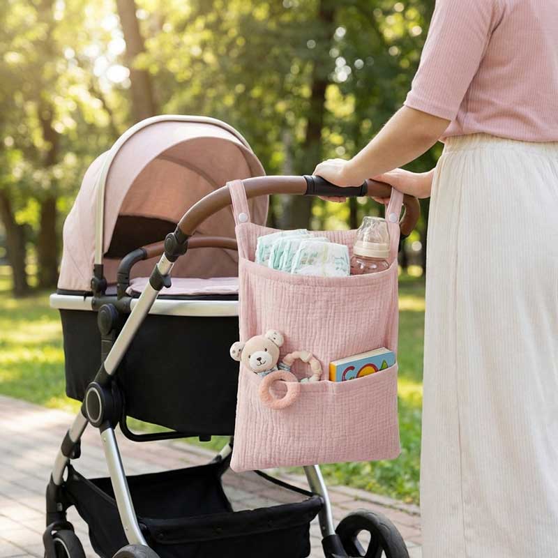 Pure Cotton Baby Stroller Hang - Baby Nursery Bags recension och pris
