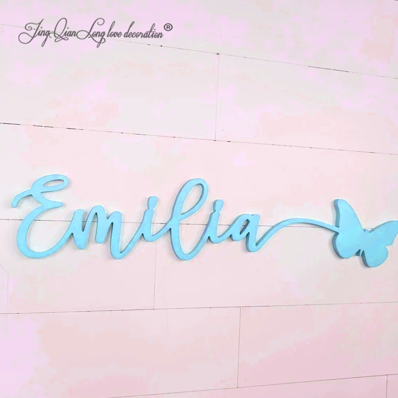 Custom Name Sign: Baby Girl Nu - Baby Nursery Decor Girl recension och pris