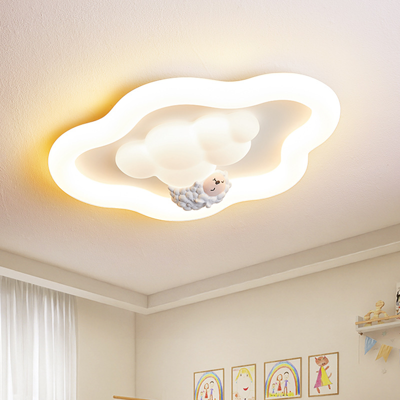 French Creamy Cloud Ceiling Li - Baby Nursery Light Fixture recension och pris