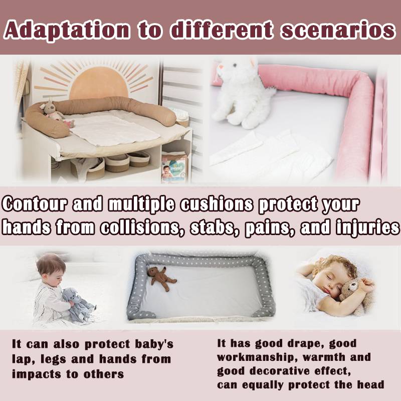  ﻿ 2M Long Baby Bumper Bed Pi - Convertible Crib Set recension och pris