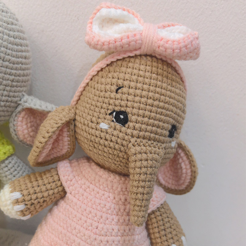 Handmade Crochet Elephant Coup - Baby Nursery Games recension och pris