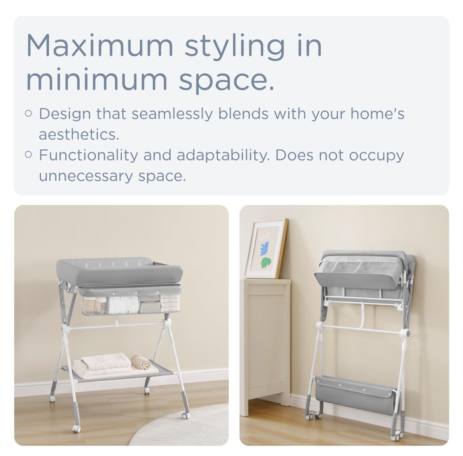 KUB Portable Baby Changing Tab - Baby Nursery Table recension och pris