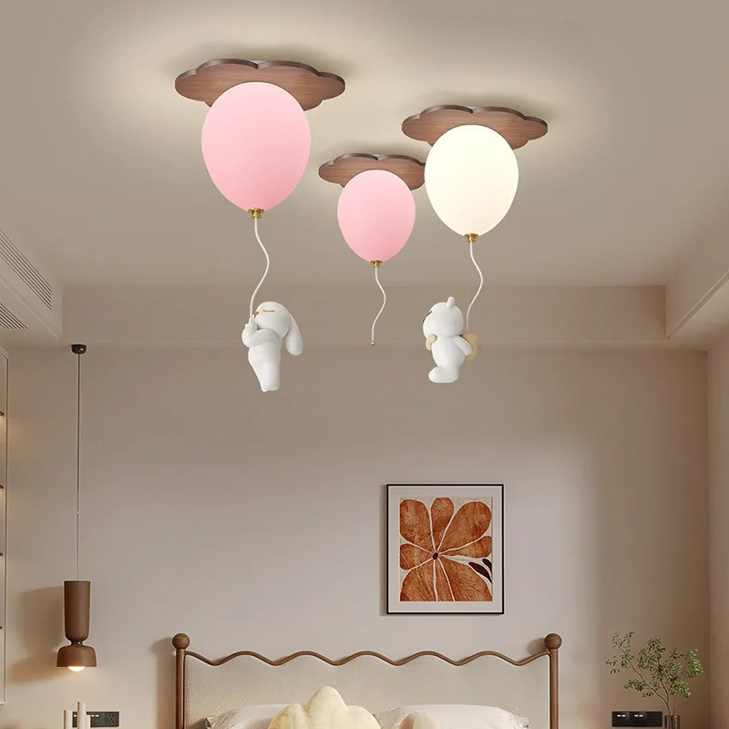 2026 for Solid Wood Cloud Ball - Baby Nursery Light Fixture recension och pris