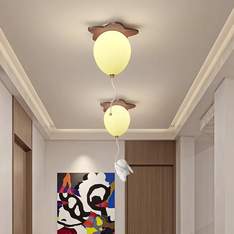 2026 for Solid Wood Cloud Ball - Baby Nursery Light Fixture recension och pris