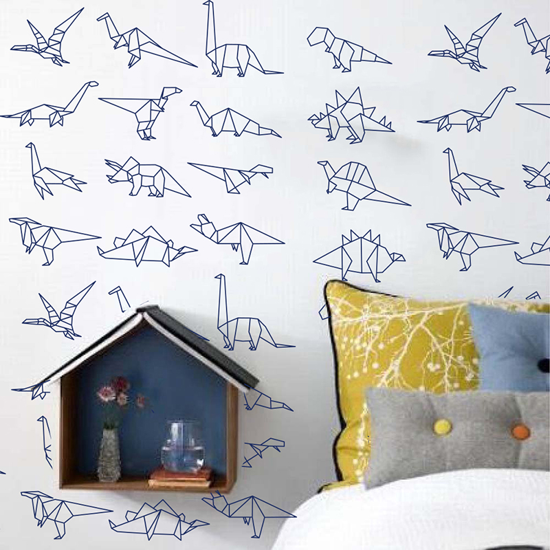 Cute Origami Dinosaurs Animal  - Baby Zoo Nursery recension och pris