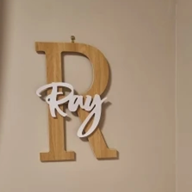 Custom Wooden Name Sign  Baby  - Baby Nursery Name Letters recension och pris
